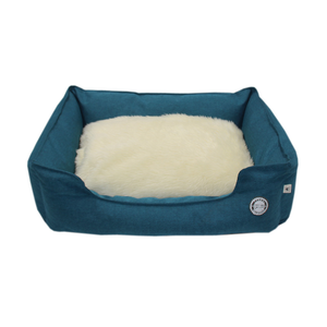 Dog Bed, Bolster Dog Beds for Medium/Large/Extra Large Dogs - Foam Sofa with Removable Washable